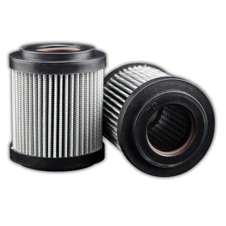 Main Filter Hydraulic Filter, replaces WIX R35C10GV, Return Line, 10 micron, Outside-In, Glass MF0577069